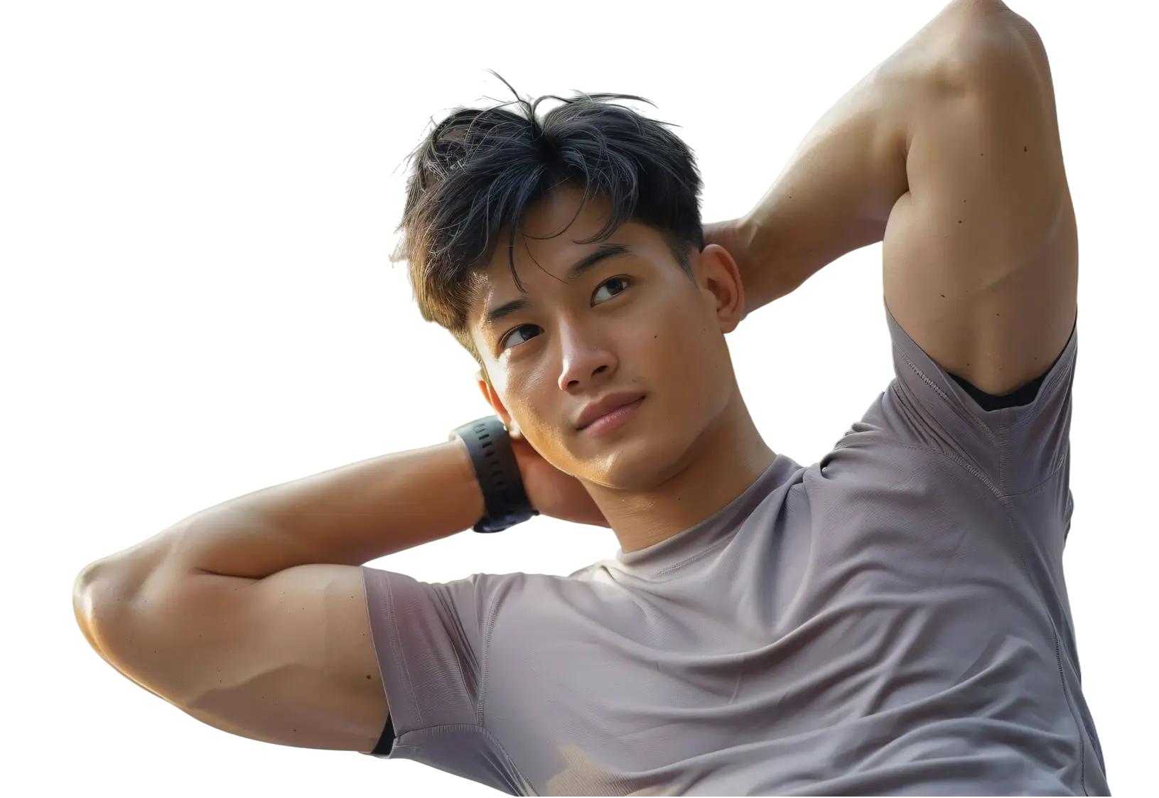 Confident man
